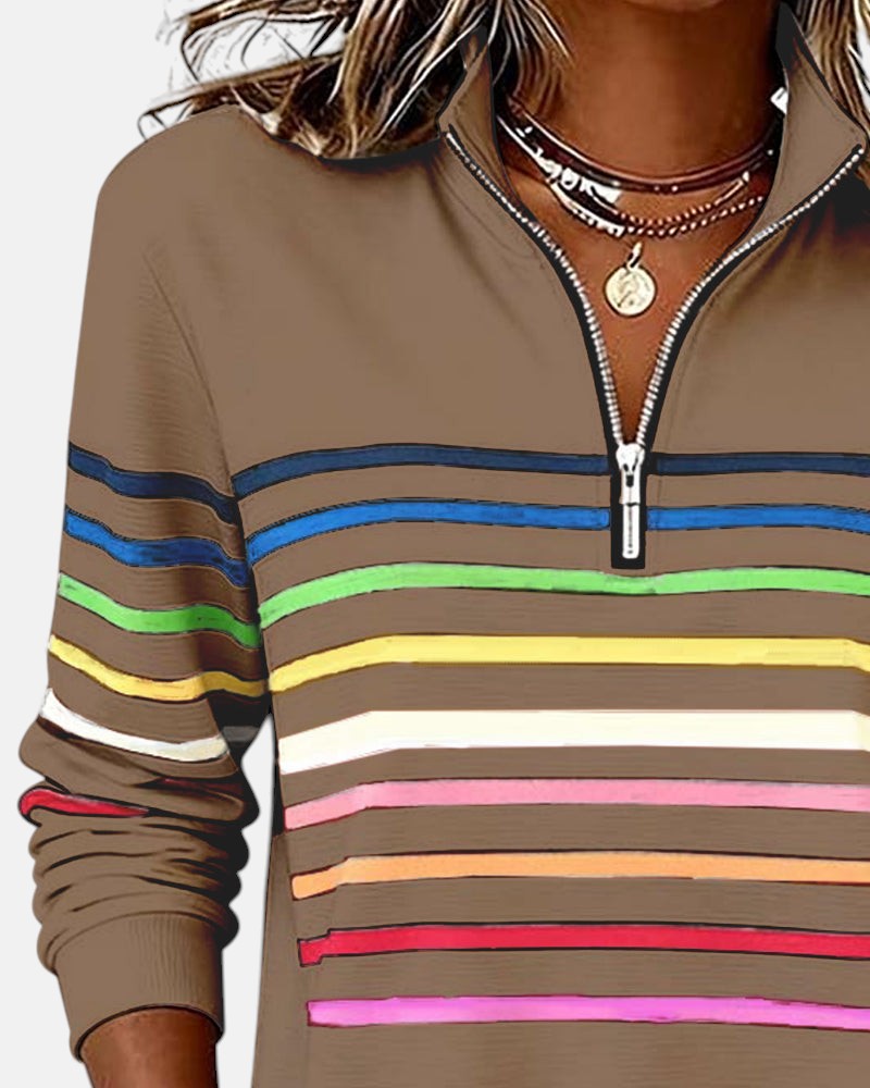 Irene | Maglione a righe comodo