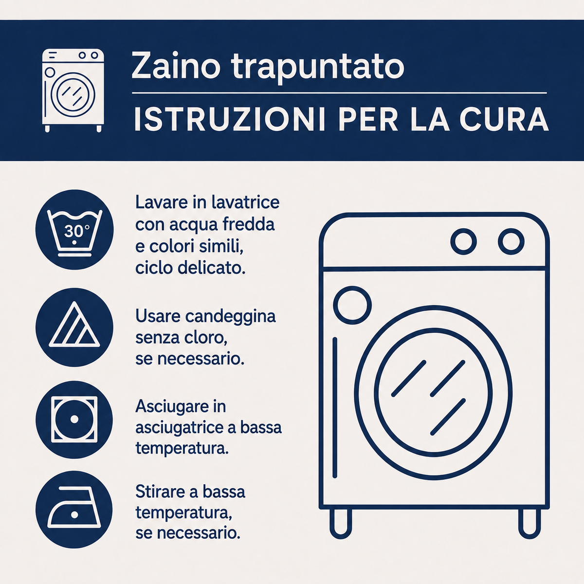 Zaino Trapuntato Camper Vintage