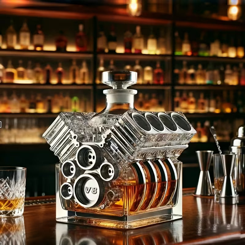 Decanter per Whiskey – Edizione Motore V8