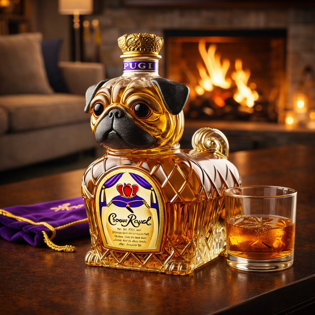 Decanter per Whiskey – Edizione Bulldog Francese