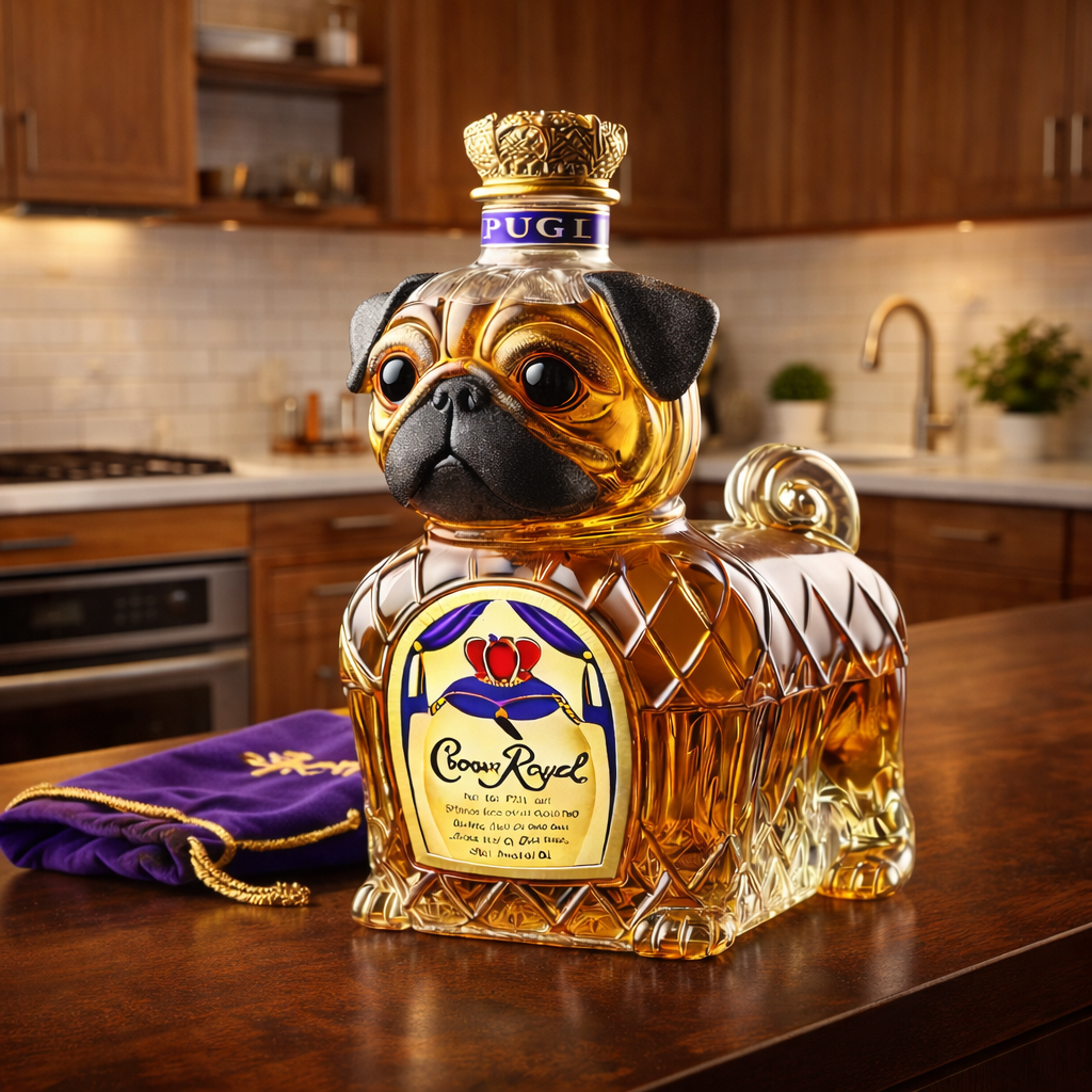 Decanter per Whiskey – Edizione Bulldog Francese