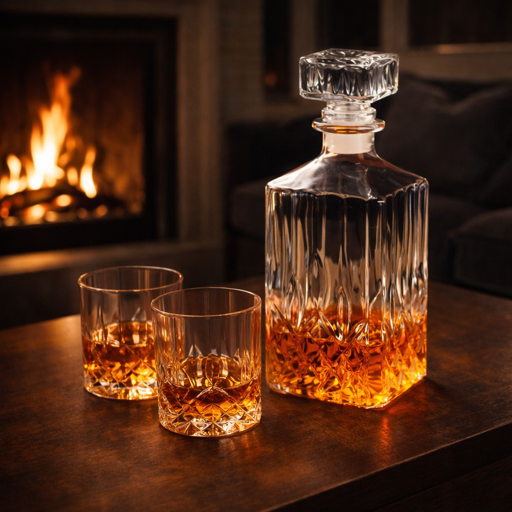 Set da Whiskey – Bottiglia e Bicchieri