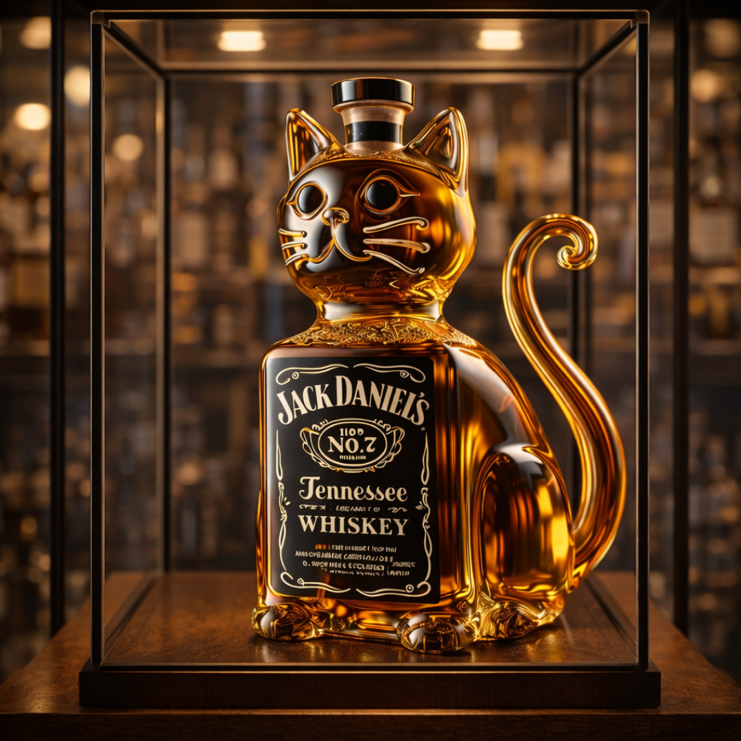 Decanter per Whiskey – Edizione Gatto
