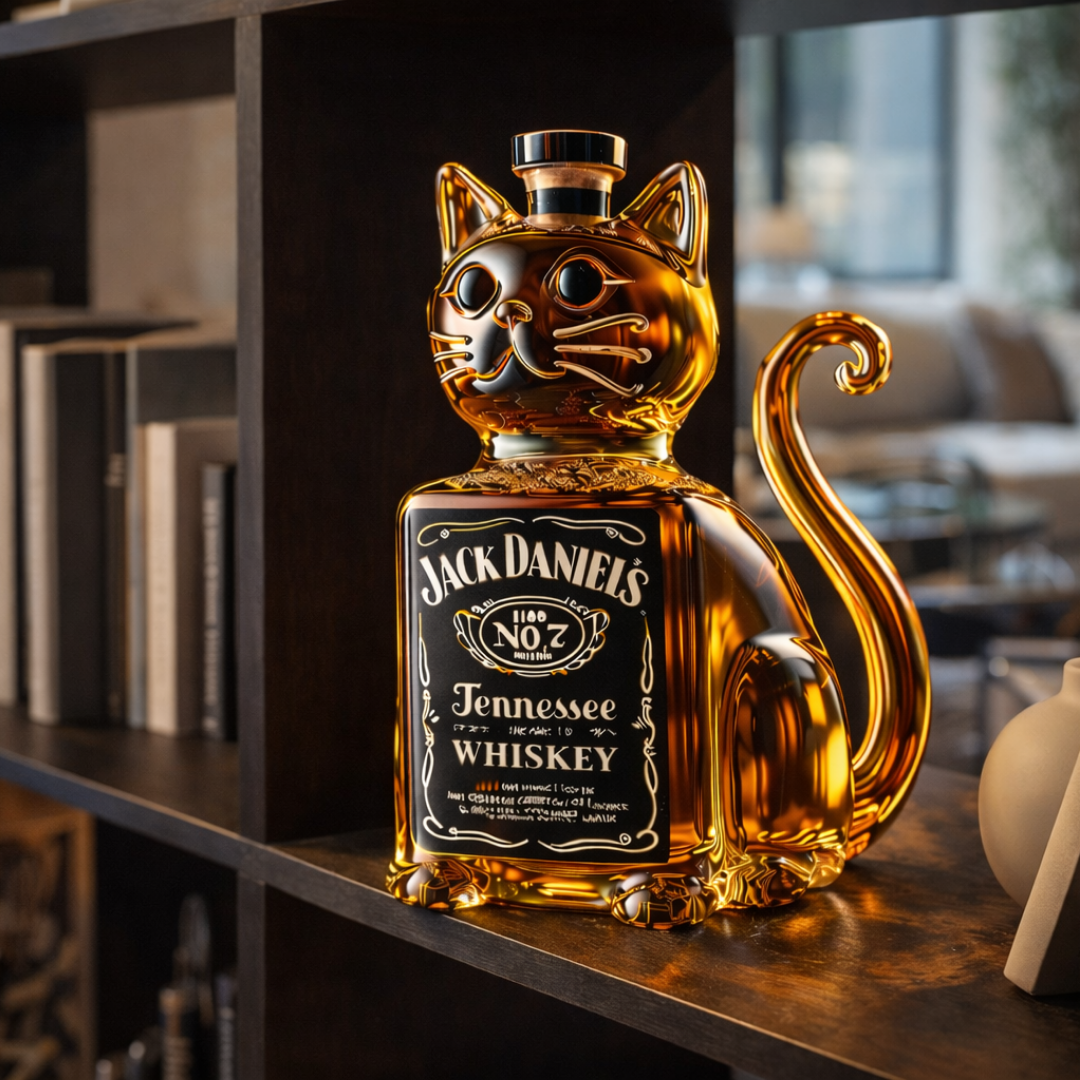 Decanter per Whiskey – Edizione Gatto