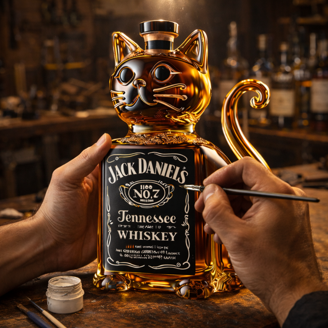 Decanter per Whiskey – Edizione Gatto