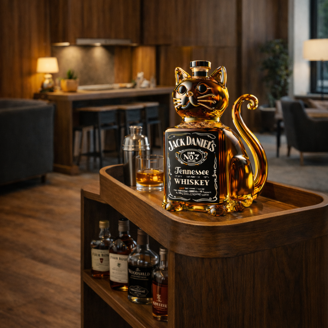 Decanter per Whiskey – Edizione Gatto