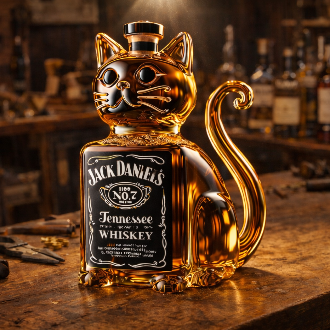 Decanter per Whiskey – Edizione Gatto