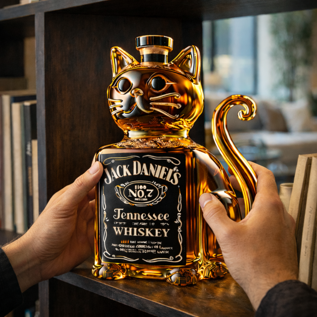 Decanter per Whiskey – Edizione Gatto