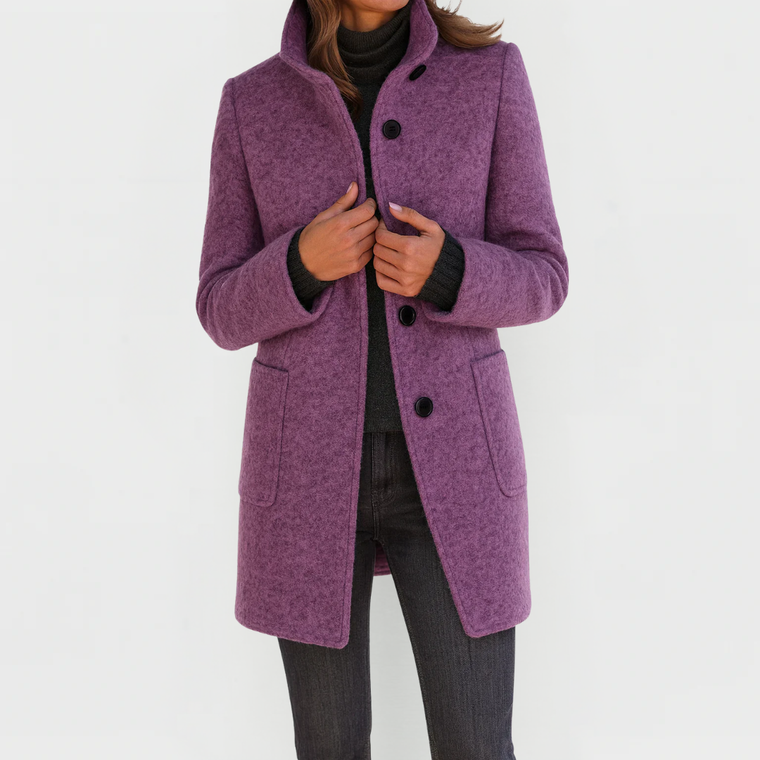 Eleonora | Cappotto in lana dal taglio midi