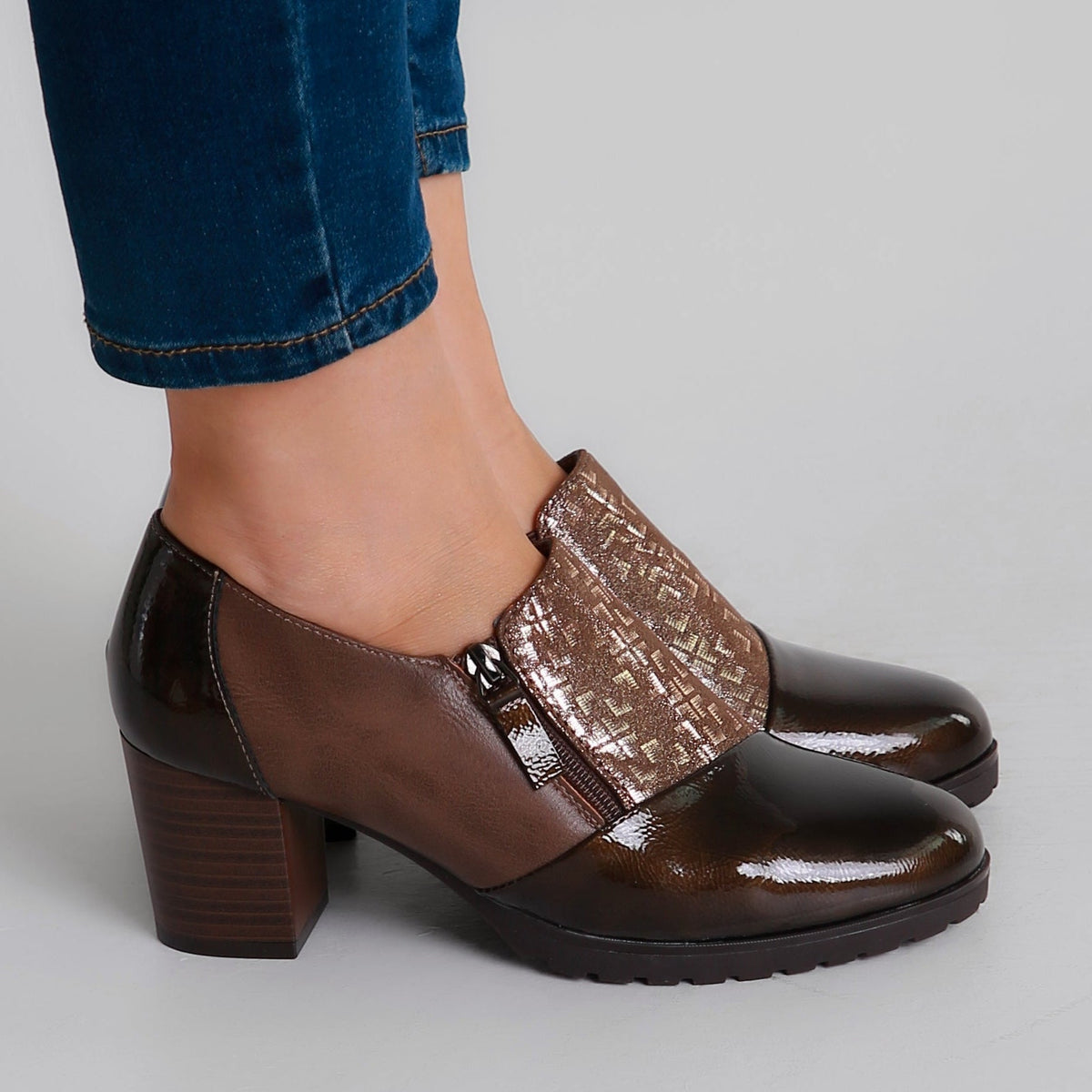 Allegra - Mocassino Comfort con tacco