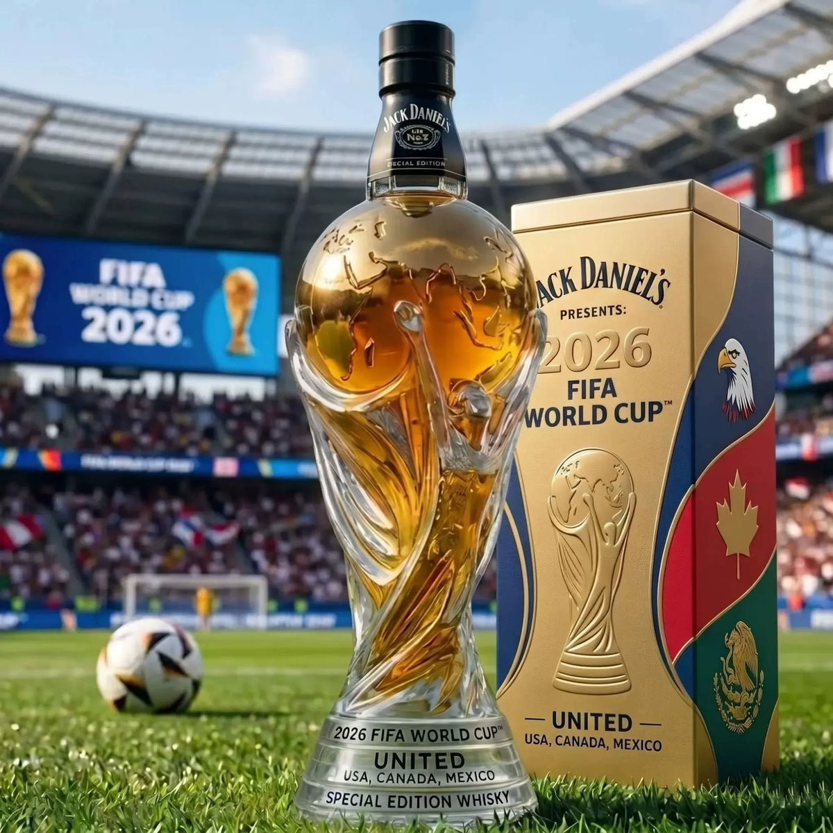 Decanter per Whiskey – Edizione Coppa del Mondo 2026