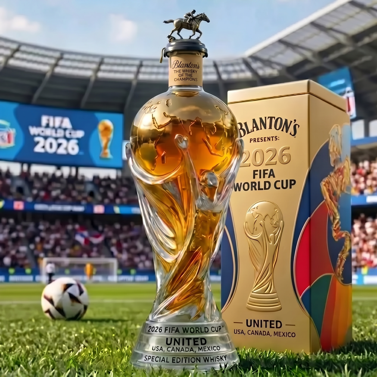 Decanter per Whiskey – Edizione Coppa del Mondo 2026