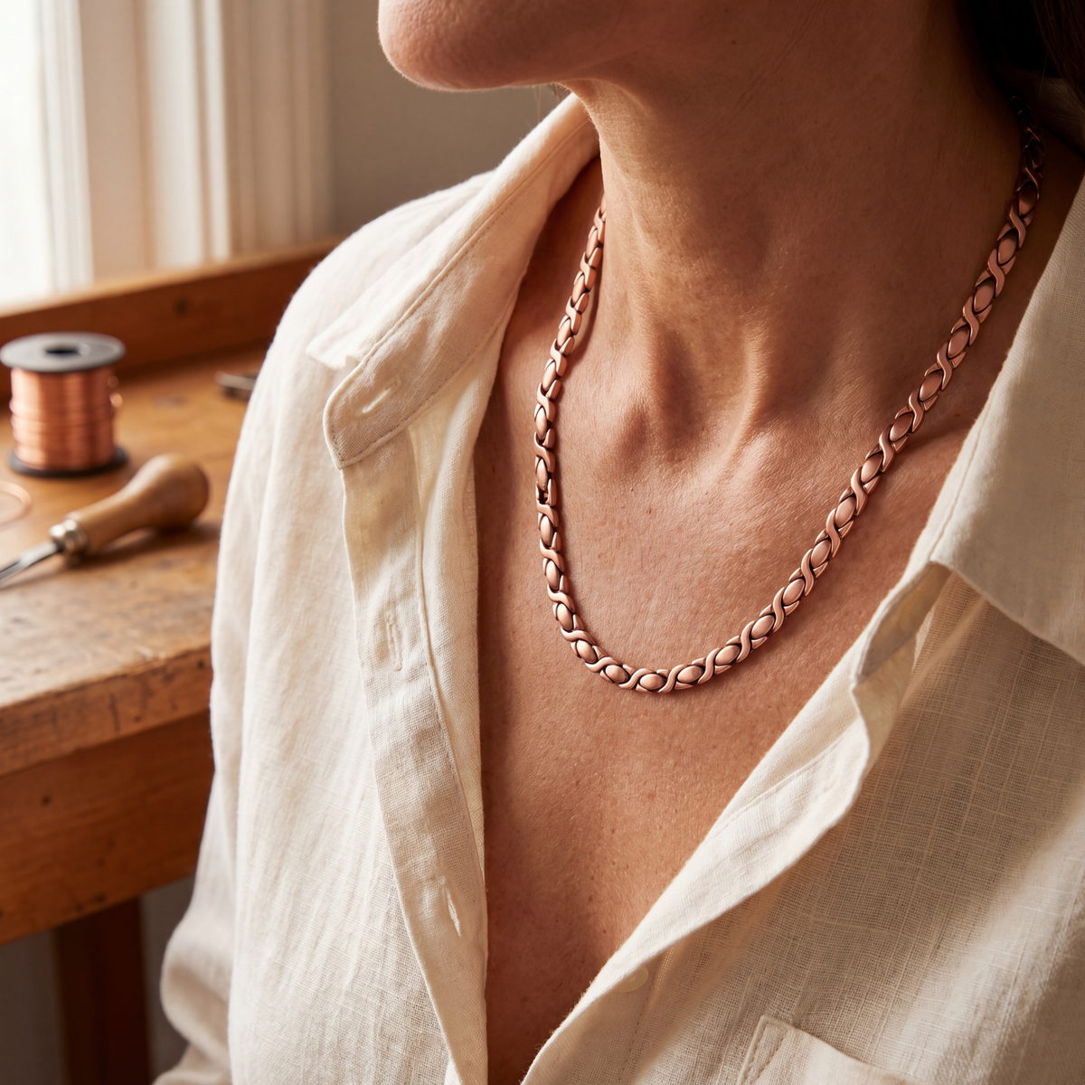 Collana in Rame di Valentini & Morelli Roma - Cedro