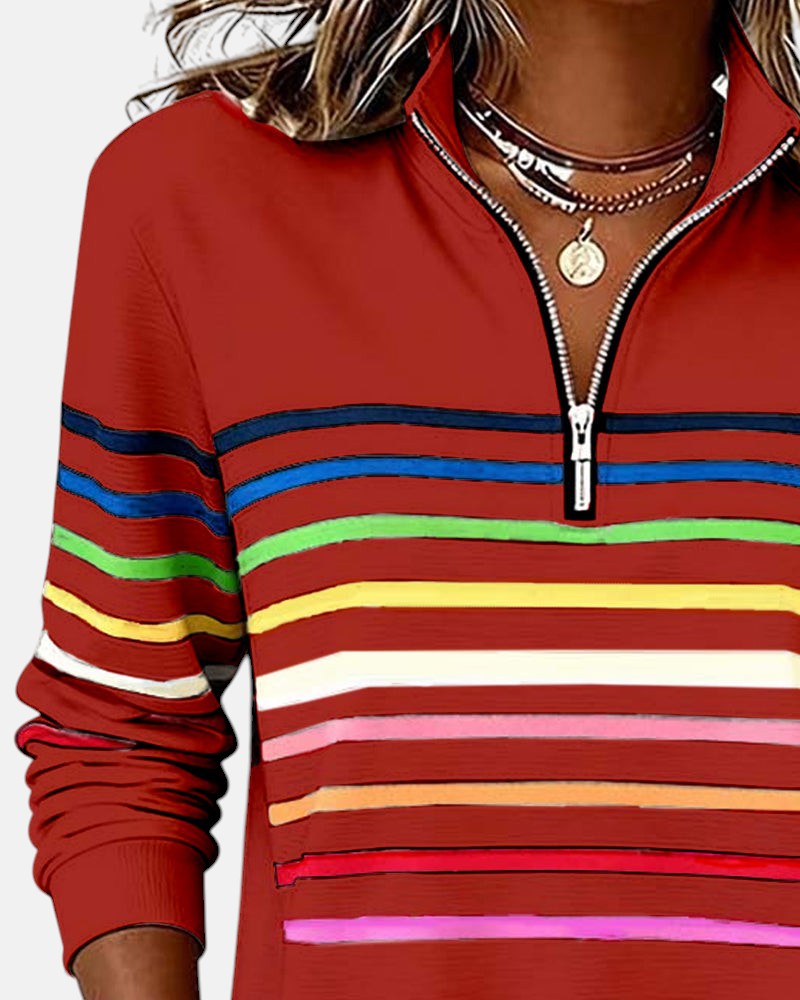 Irene | Maglione a righe comodo