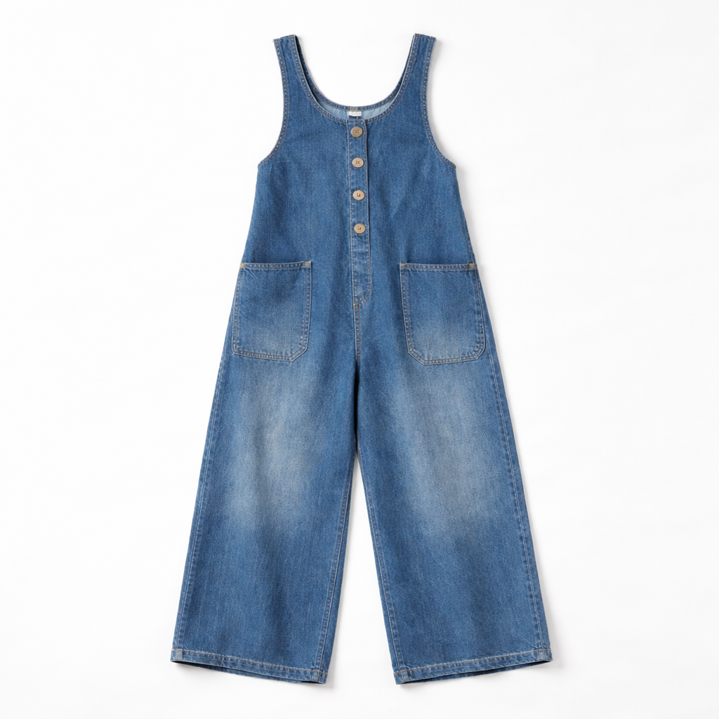 Elena – Tuta in denim casual