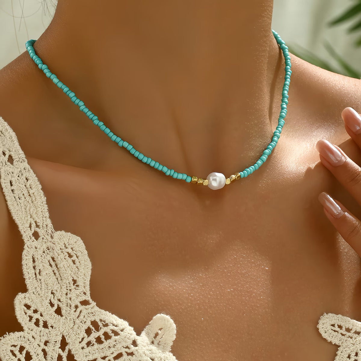 Collana di Perle Minimal