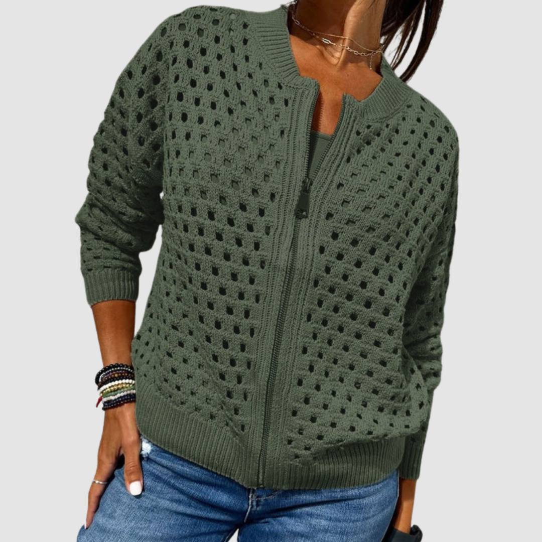 Sabbia | Cardigan premium in maglia