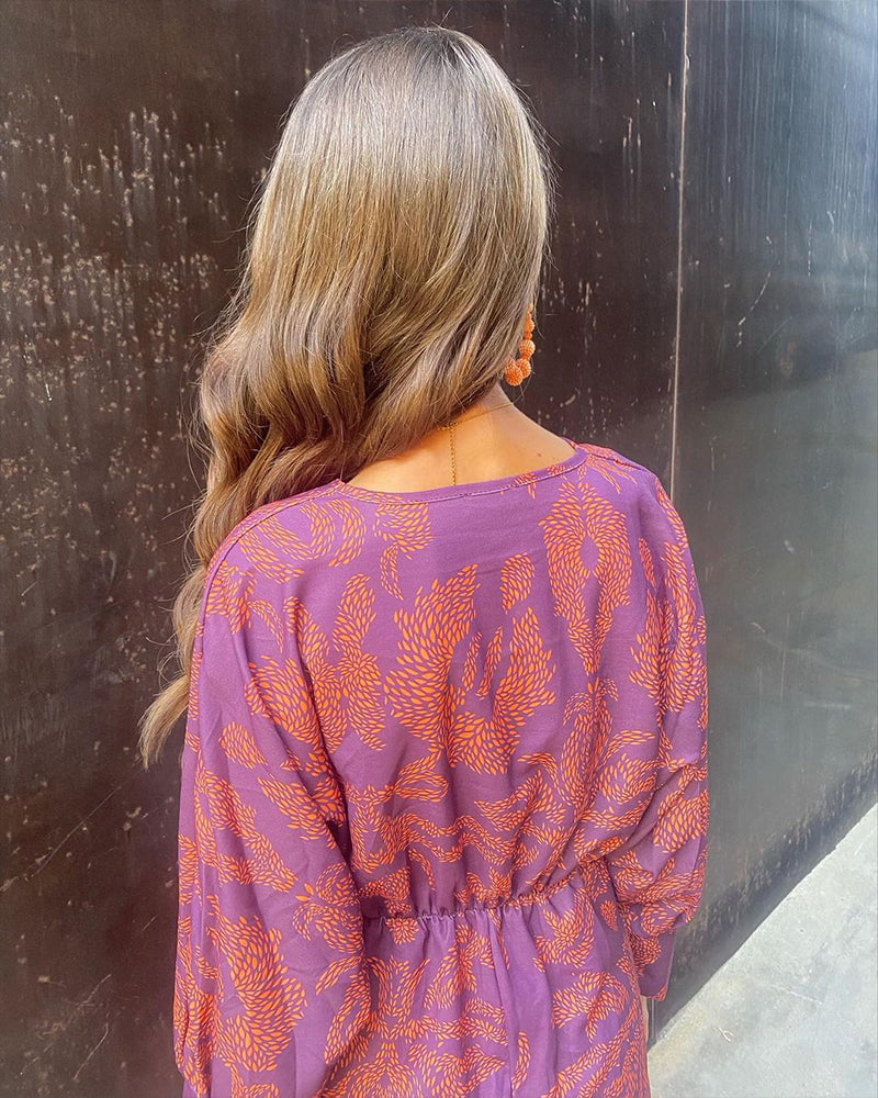 Celeste | Abito Midi Eleganza Floreale