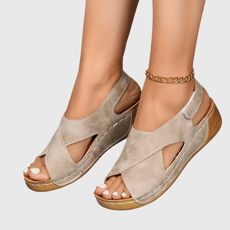 Angelina™ | Sandali in Camoscio con Soletta Comfort