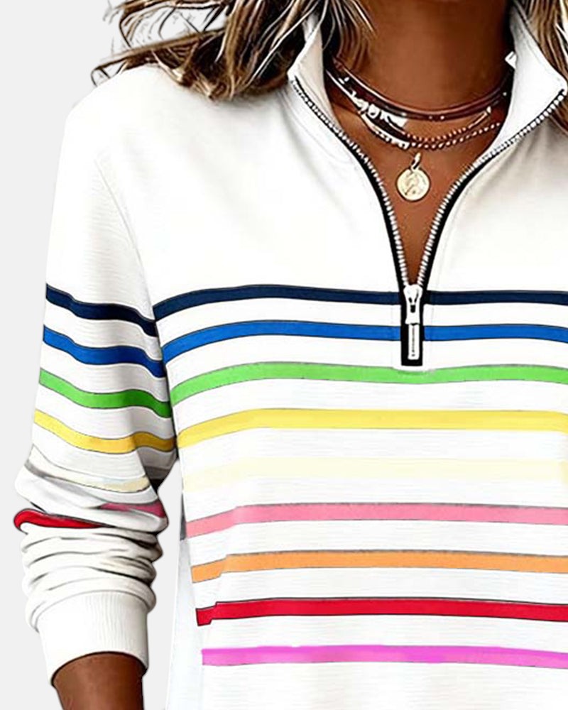 Irene | Maglione a righe comodo