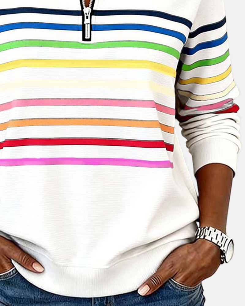 Irene | Maglione a righe comodo