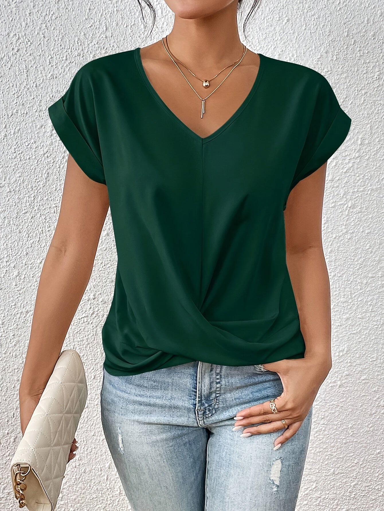 Chiara | Blusa casual con scollo a cuore