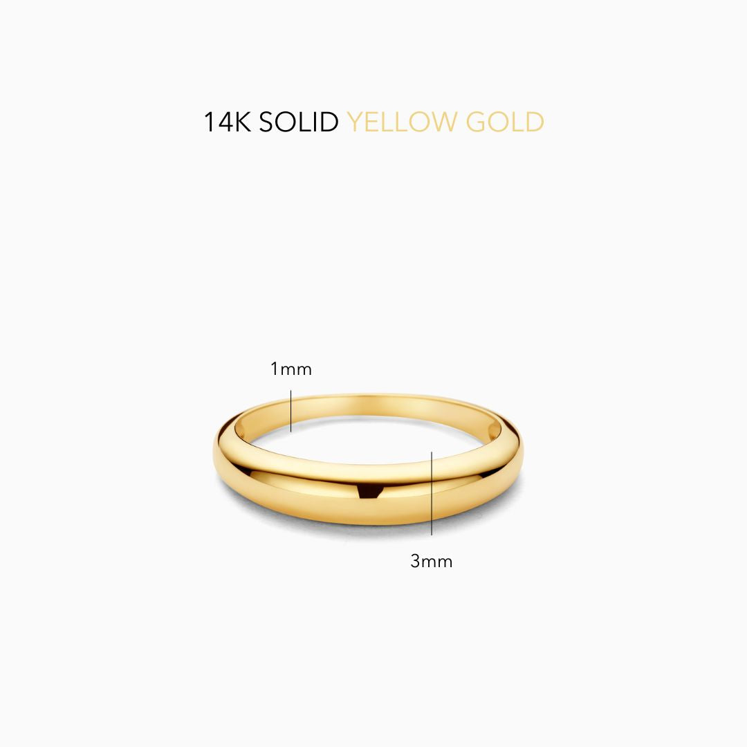 Anello Midi Dome | Oro