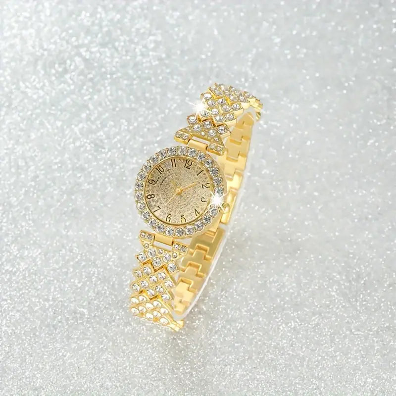 Set di orologio e bracciale Luxe Radiance Gold | Oro