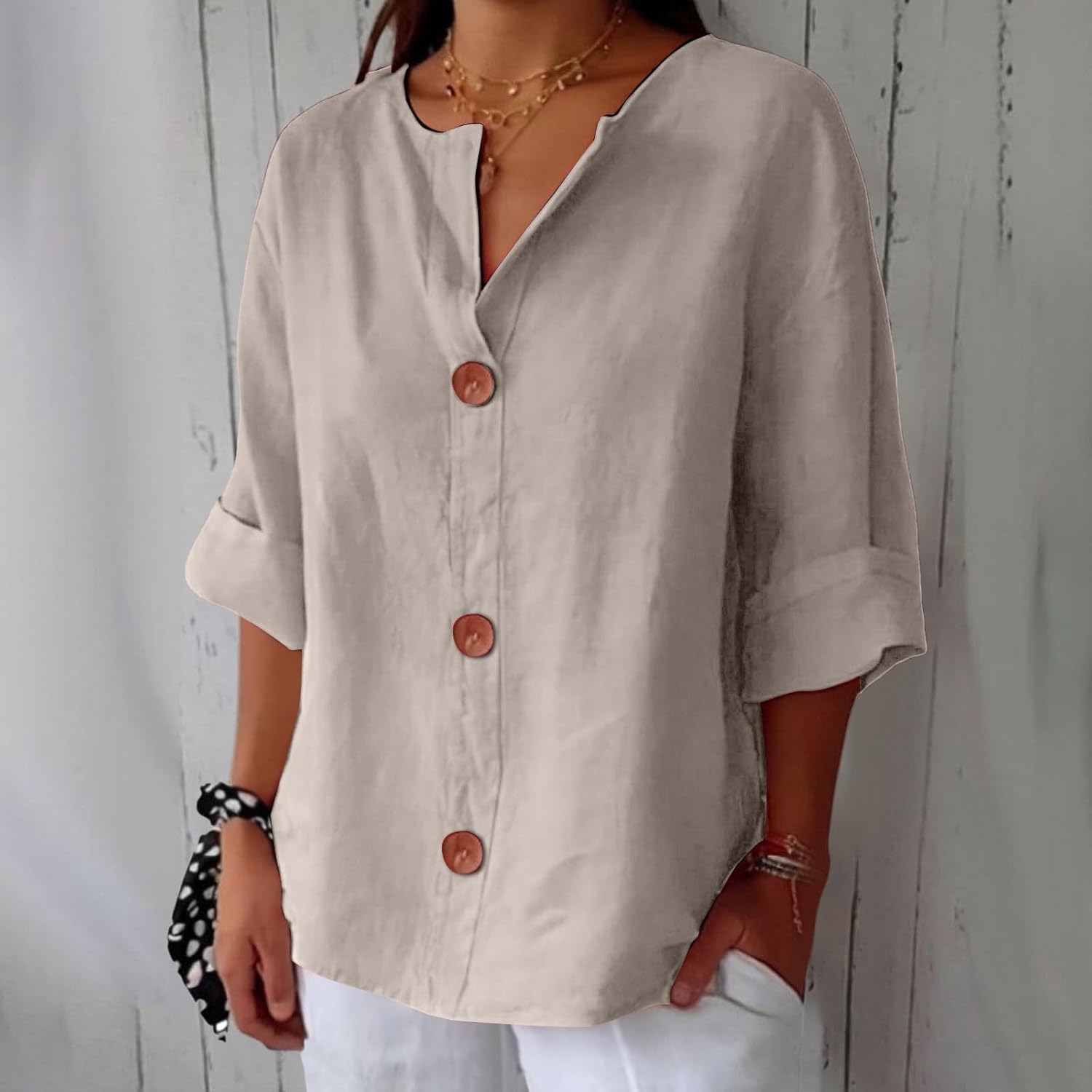 Noa | Blusa di lino casual