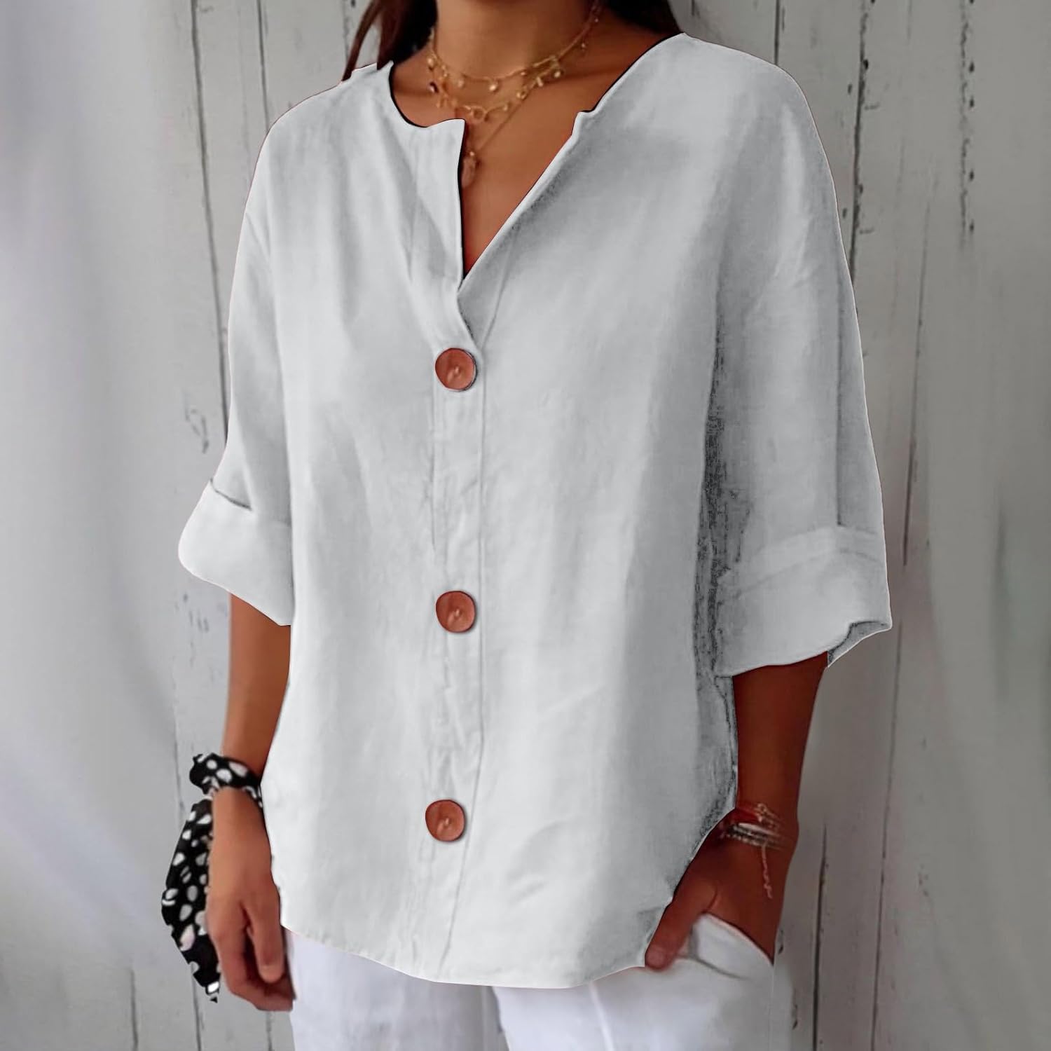 Noa | Blusa di lino casual