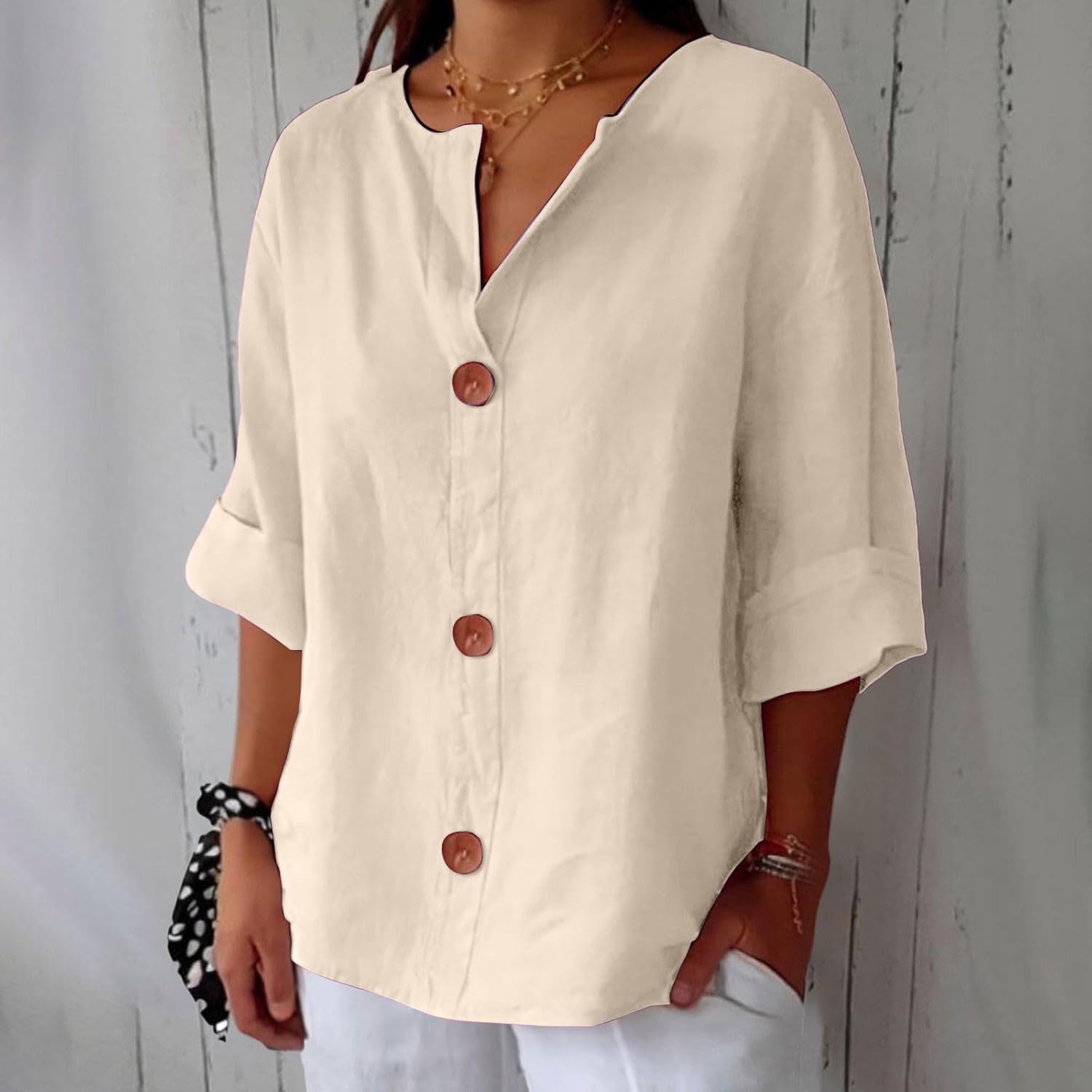 Noa | Blusa di lino casual