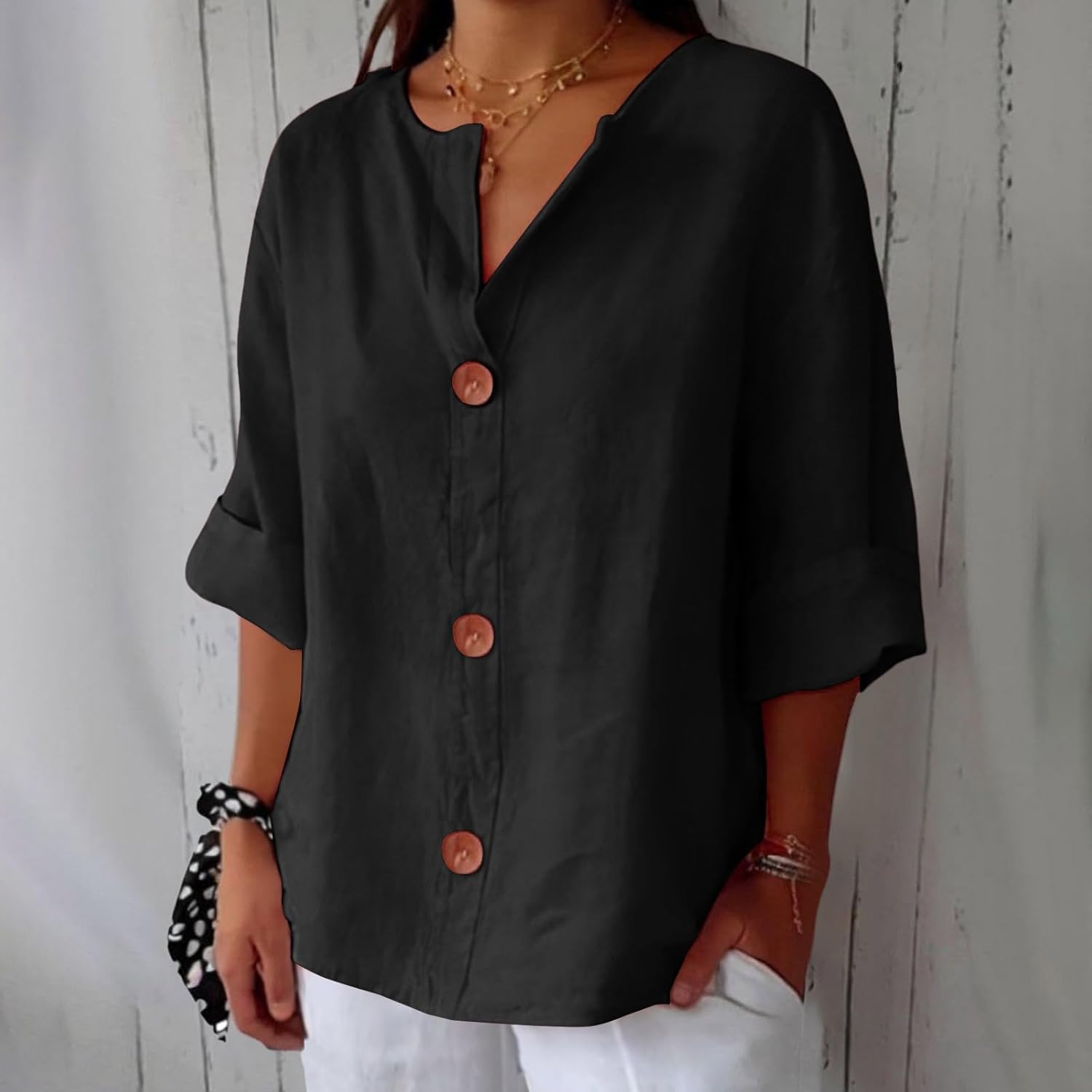 Noa | Blusa di lino casual