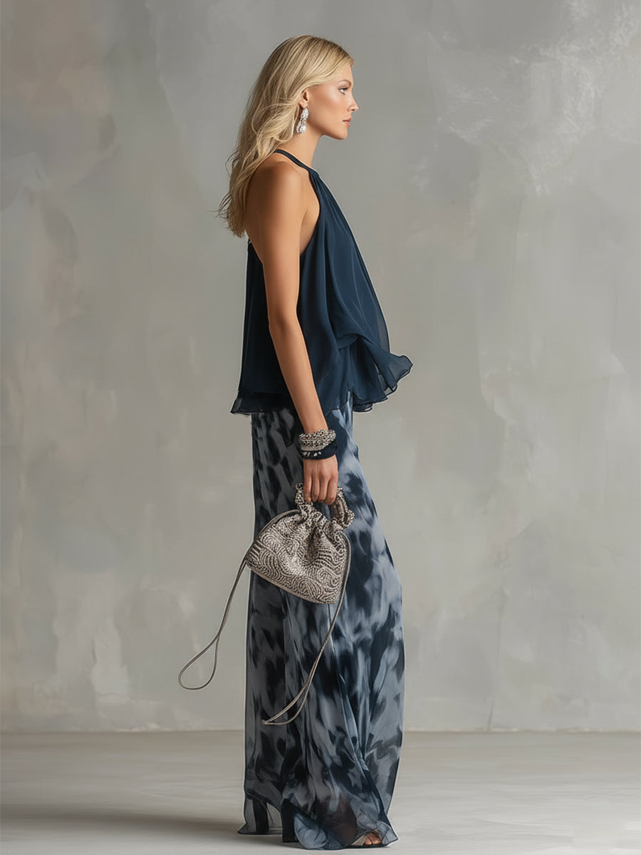 Elisa | Completo elegante e leggero con top fluido e pantaloni ampi