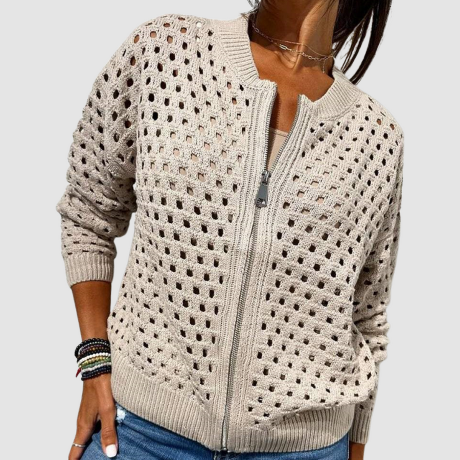 Sabbia | Cardigan premium in maglia