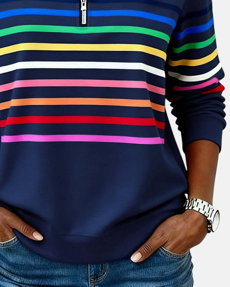 Irene | Maglione a righe comodo