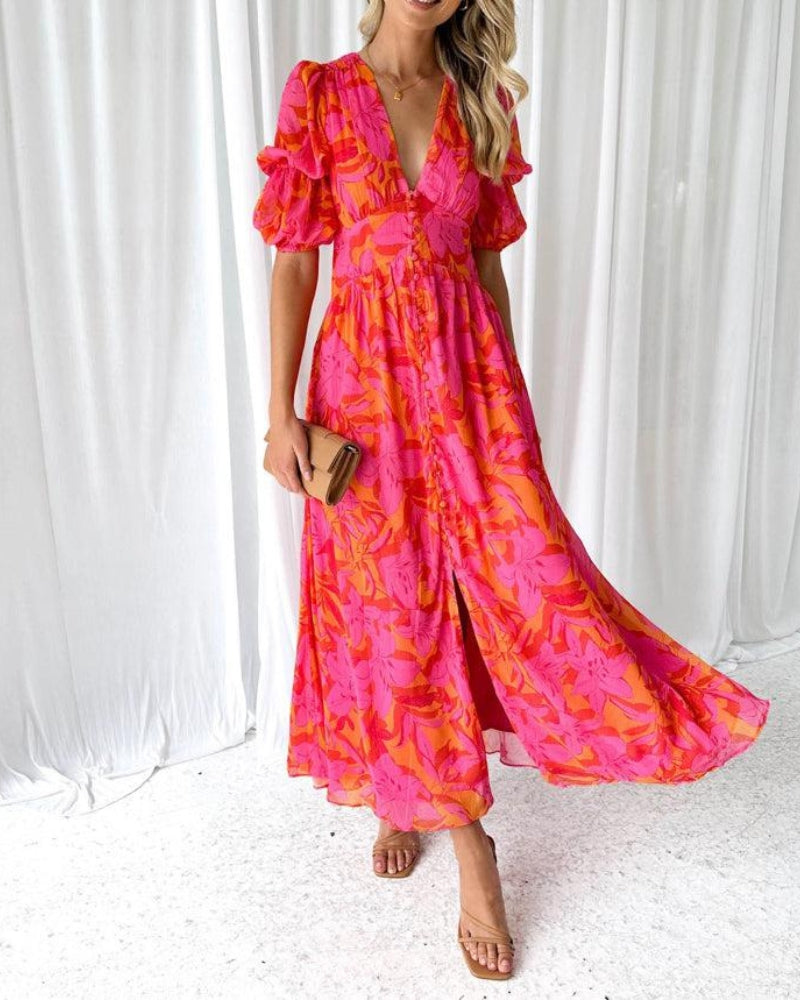 Armonia | Abito Maxi Bagliore Solare