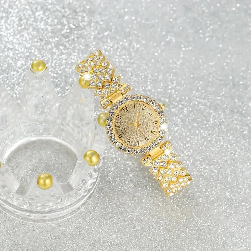 Set di orologio e bracciale Luxe Radiance Gold | Oro