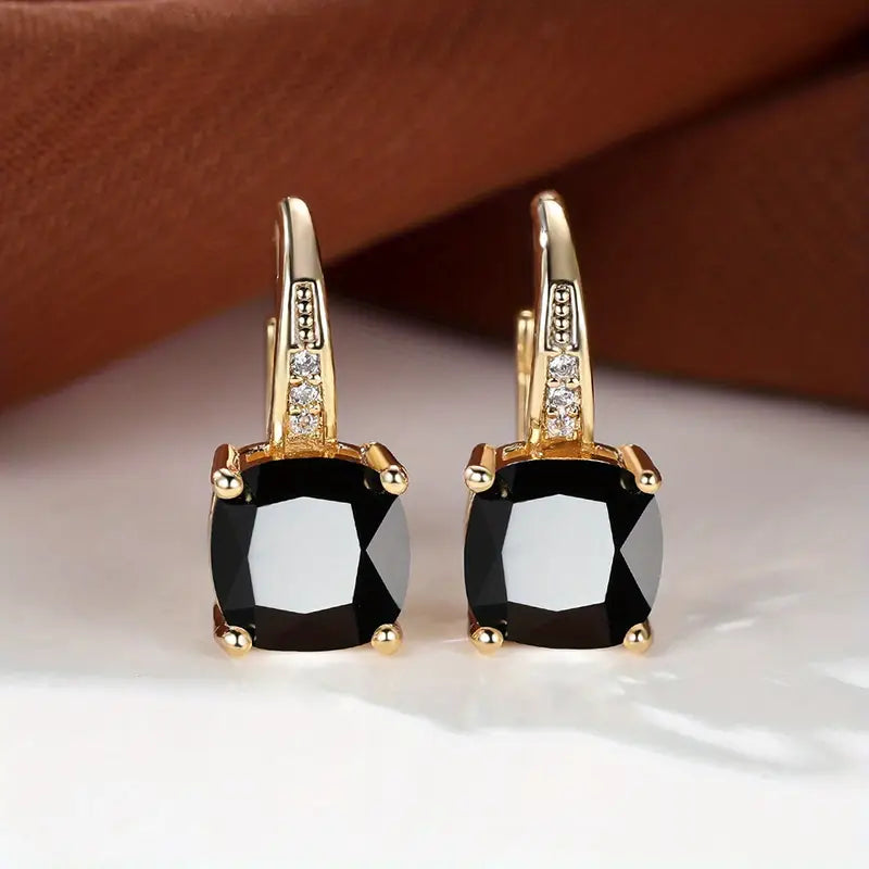 Orecchini a cerchio Mystic Stone | Oro