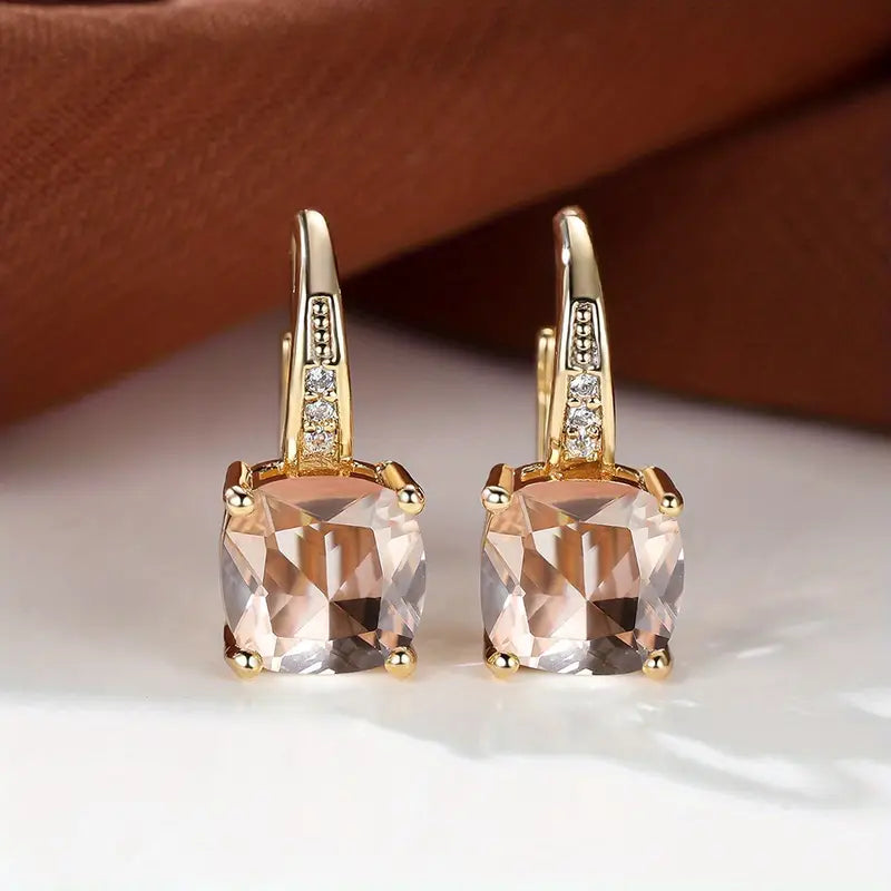 Orecchini a cerchio Mystic Stone | Oro