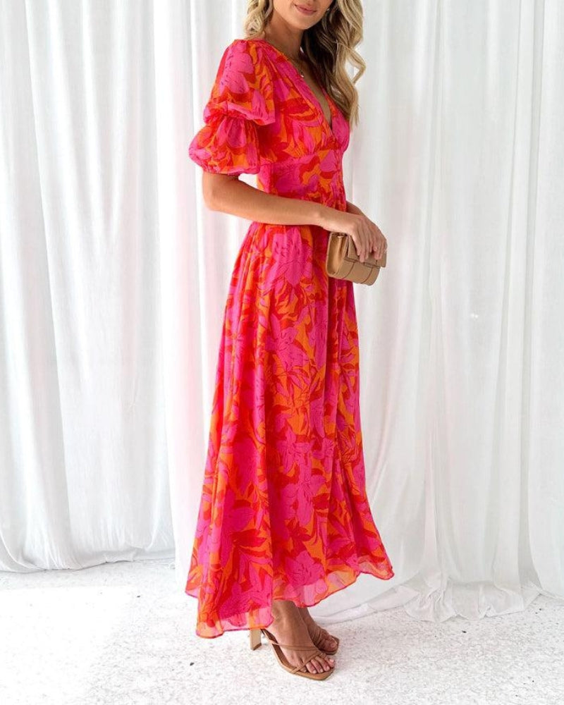 Armonia | Abito Maxi Bagliore Solare