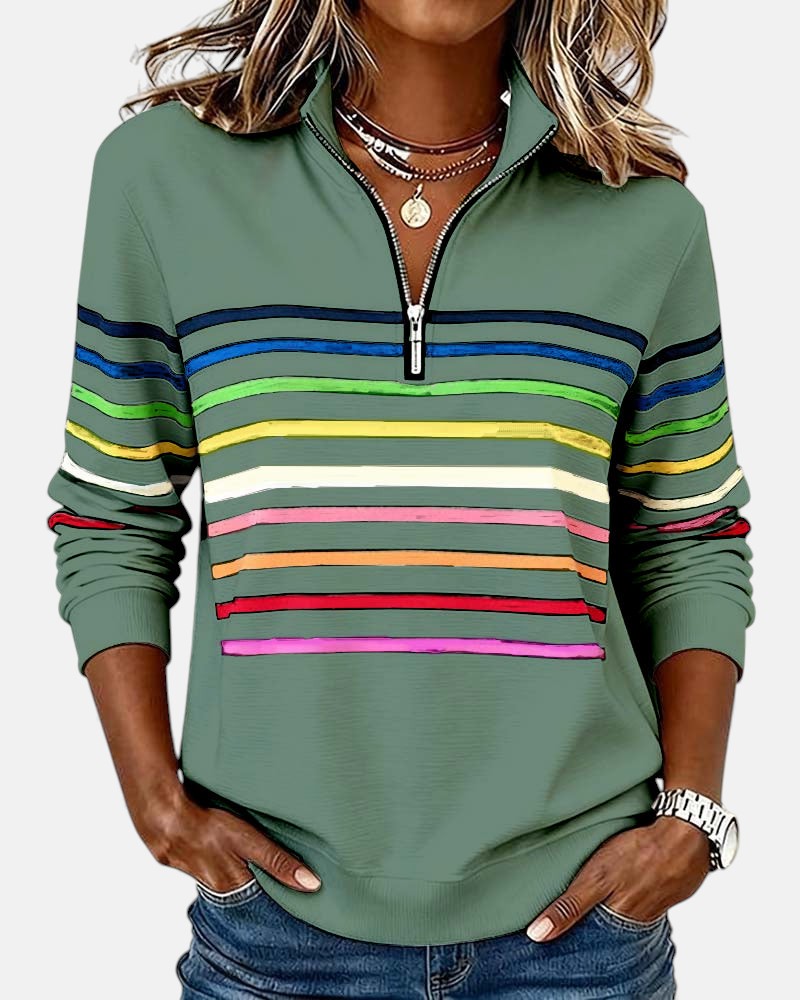Irene | Maglione a righe comodo