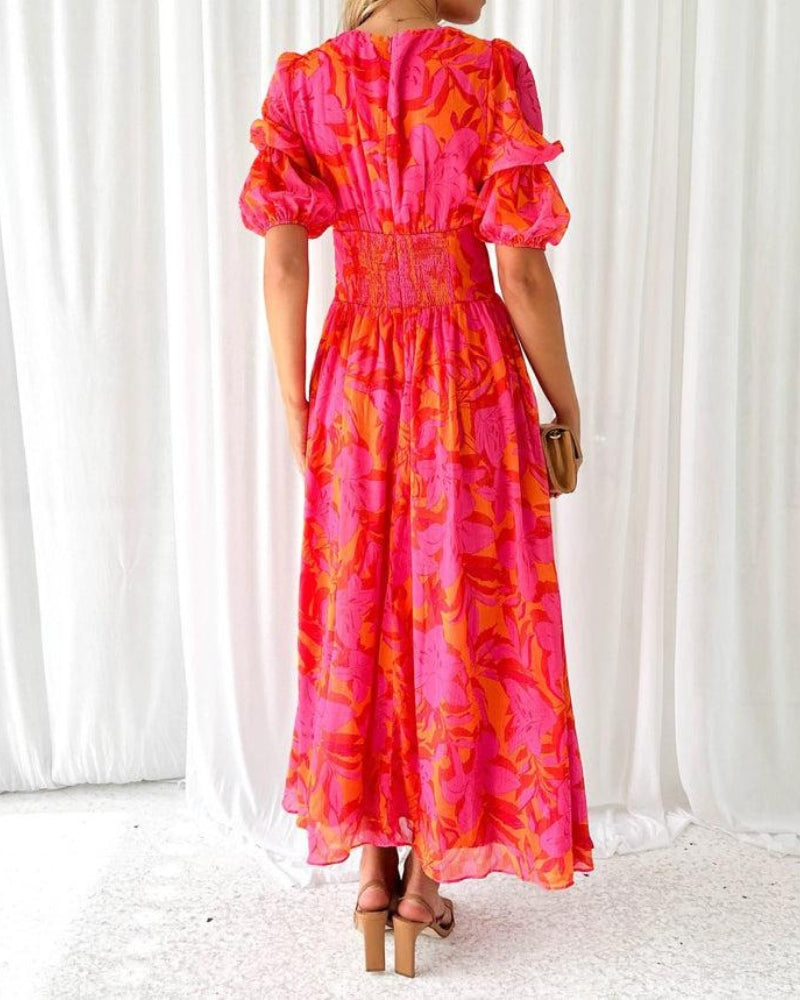 Armonia | Abito Maxi Bagliore Solare