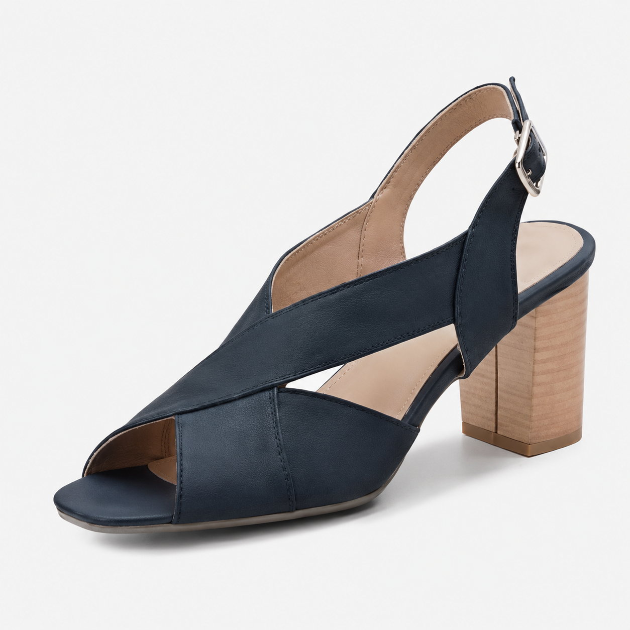 Notturna | Sandali Eleganti con Tacco Quadrato