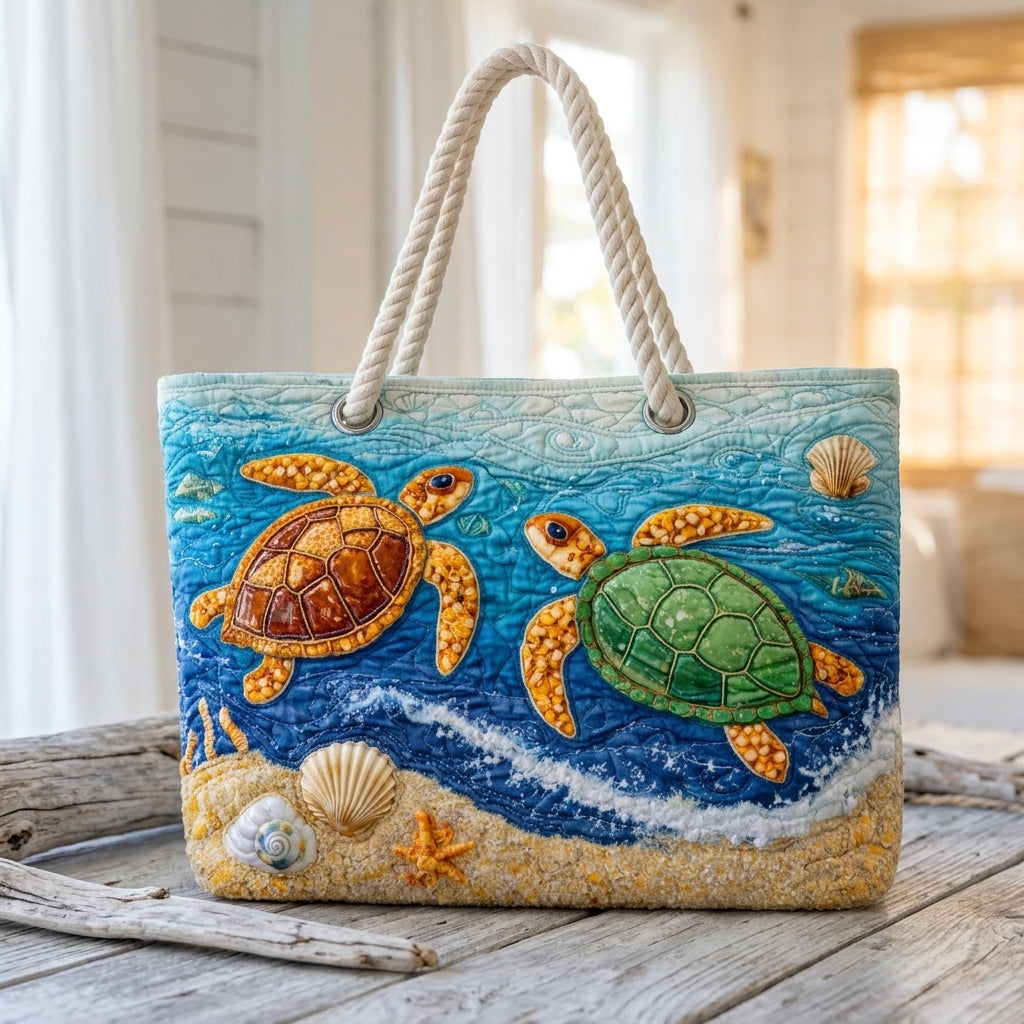 Borsa da Spiaggia - Tartaruga Tropicale