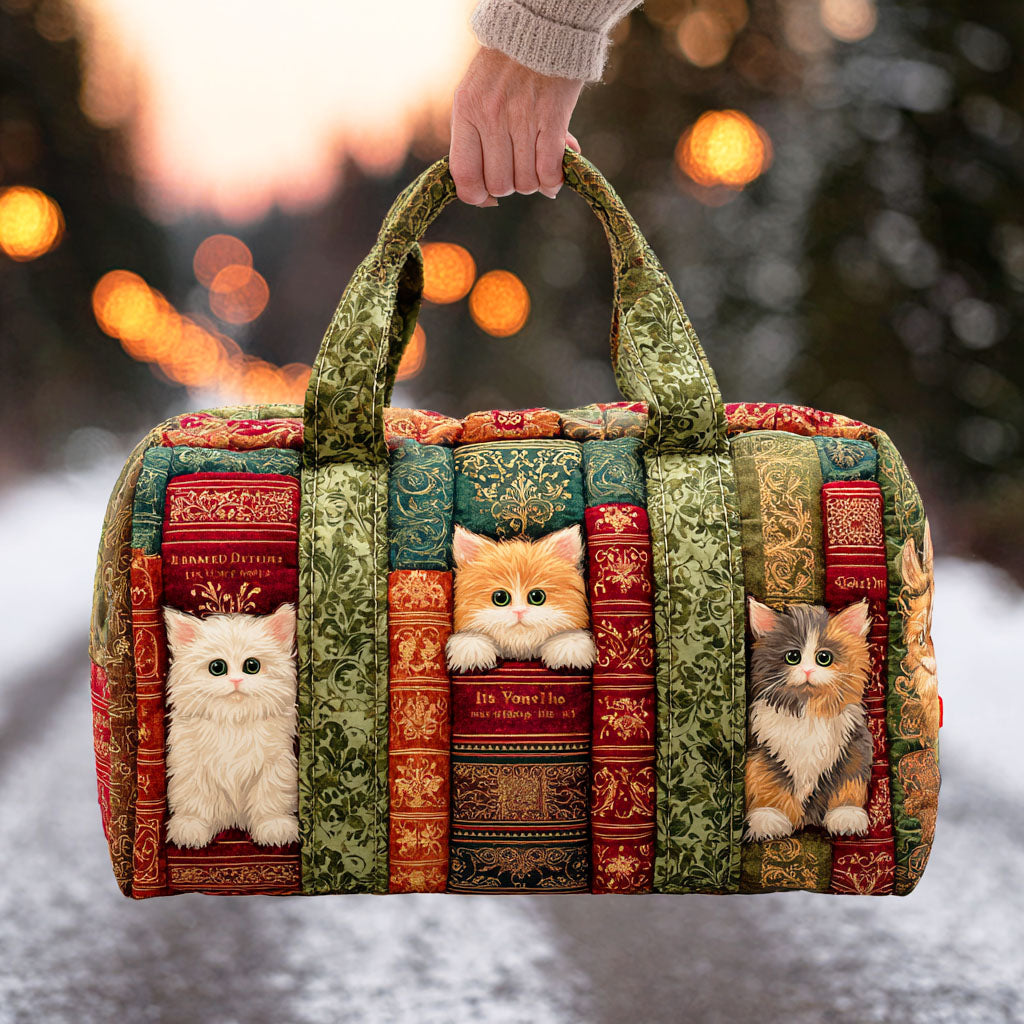 Borsa a Tracolla Trapuntata Cat Chapter