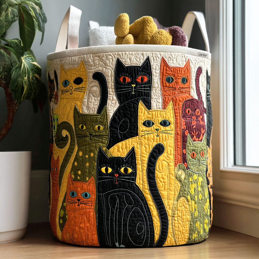 Luna | Cesto per la Biancheria a Design di Gatto