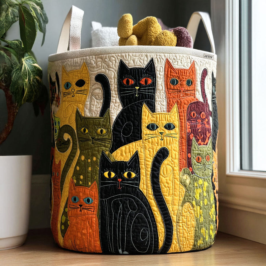 Luna | Cesto per la Biancheria a Design di Gatto