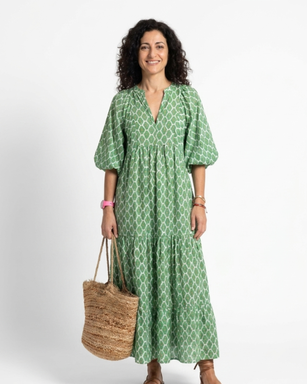 Smeralda | Abito lungo boho