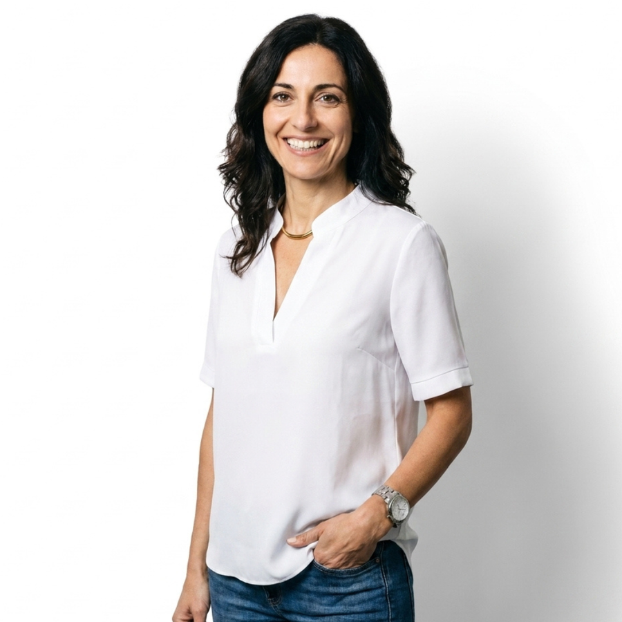 Sabina | Blusa elegante con scollo a V