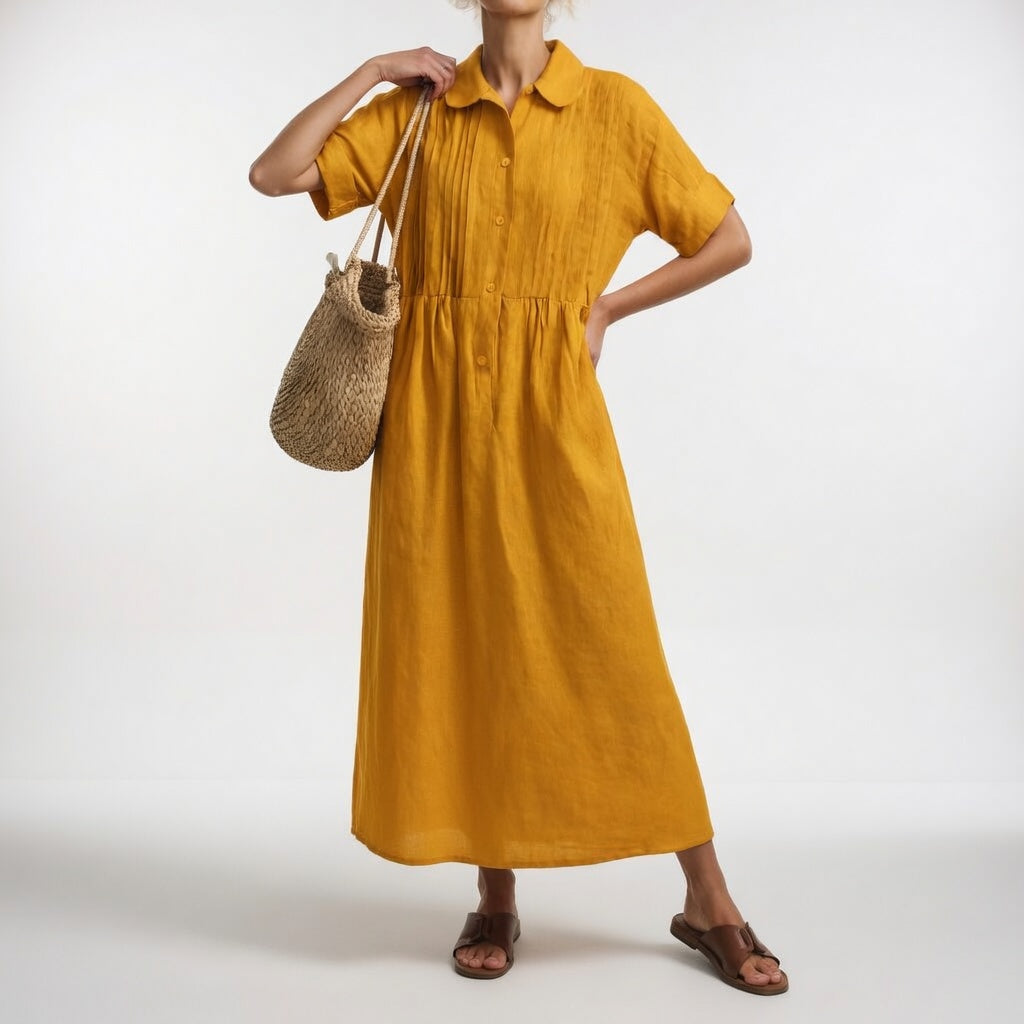 Iris | Vestito chemisier fluido estivo